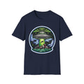 UFO Abduction T-Shirt – Neon Alien Spaceship Graphic Tee