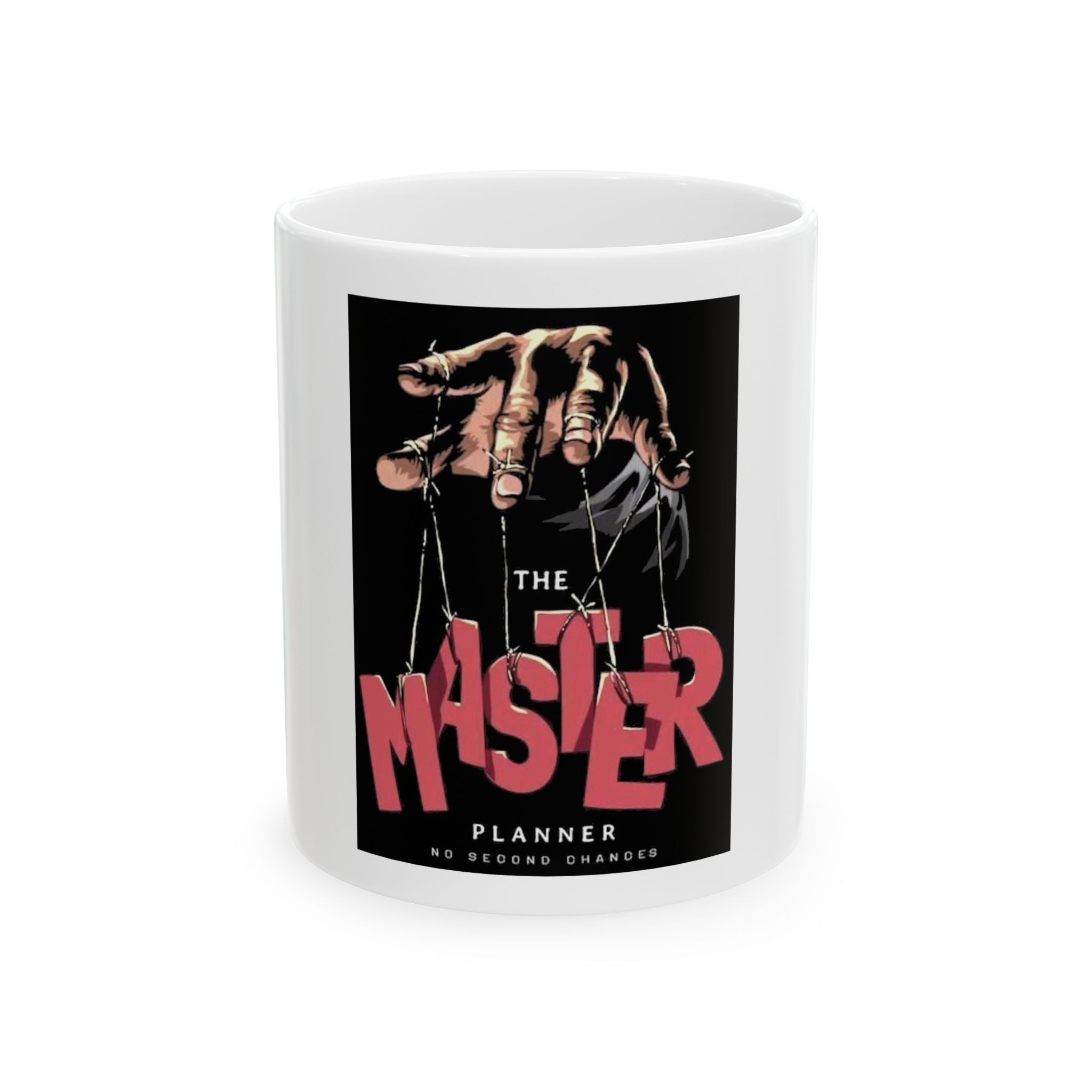 The Master Planner Ceramic Mug – Vintage Puppet-Handler Design (11oz/15oz)