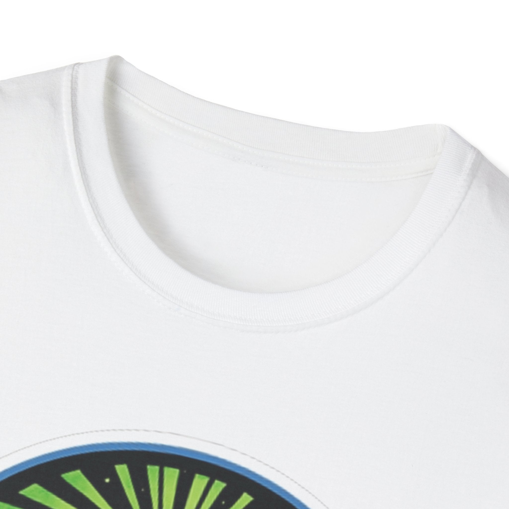 UFO Abduction T-Shirt – Neon Alien Spaceship Graphic Tee